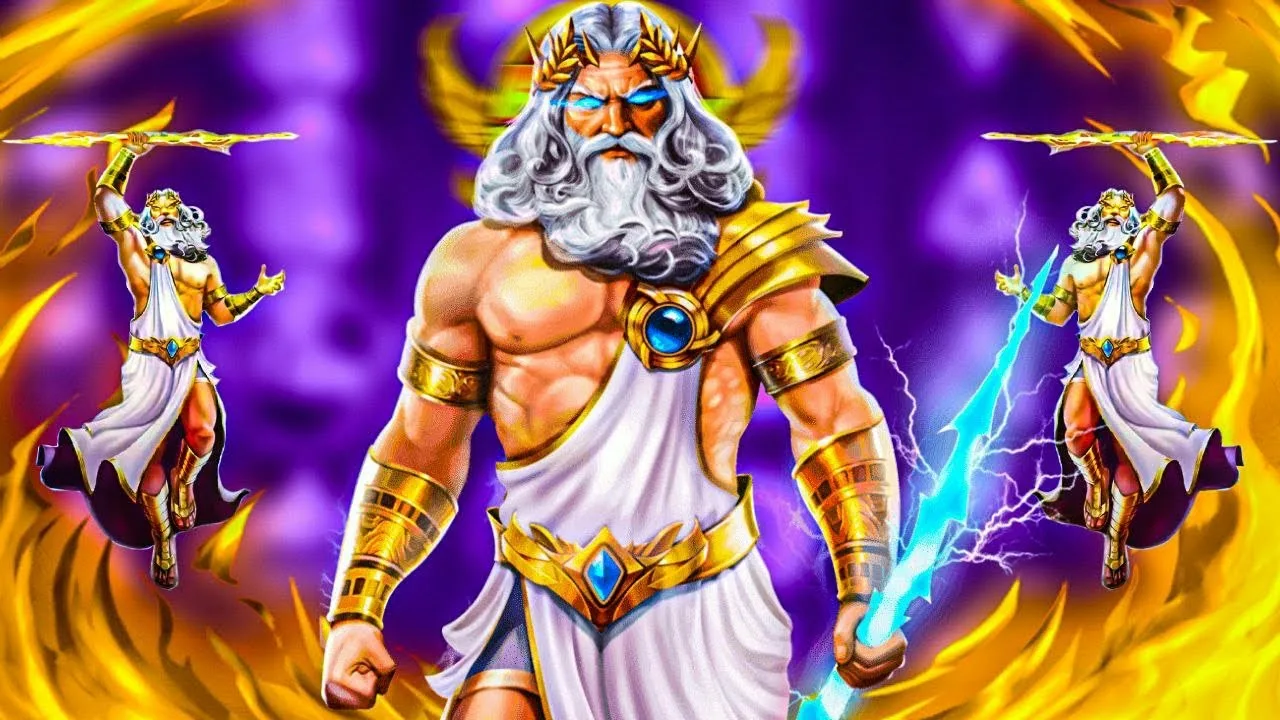 Zeus ve Olimpos temalı görsel